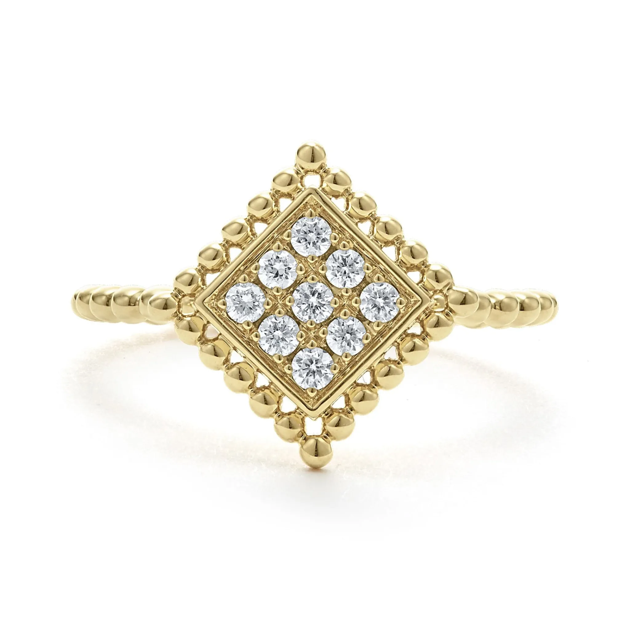Best Sale LAGOS Large 18K Gold Diamond Ring