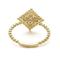 Discount LAGOS Large 18K Gold Diamond Ring