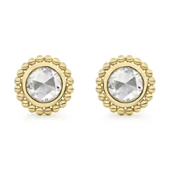 Best Sale LAGOS Large Rose Cut Diamond Stud Earrings