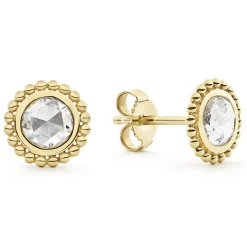 Best Sale LAGOS Large Rose Cut Diamond Stud Earrings