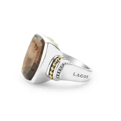 Cheap LAGOS Large Smokey Quartz Statement Ring