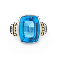 Outlet LAGOS Large Swiss Blue Topaz Statement Ring