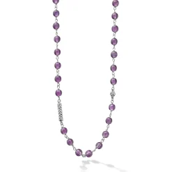 Best LAGOS Long Amethyst Beaded Necklace