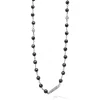 Discount LAGOS Long Black Ceramic Beaded Necklace