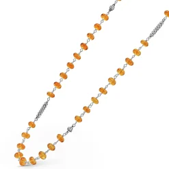 Flash Sale LAGOS Long Citrine Beaded Necklace