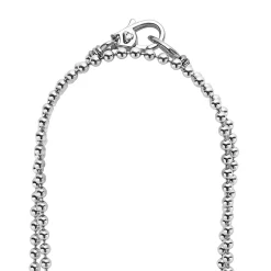 Fashion LAGOS Long Silver Caviar Beaded Necklace
