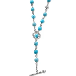 Clearance LAGOS Long Turquoise Beaded Necklace
