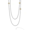 Store LAGOS Long Two-Tone Caviar Beaded Necklace