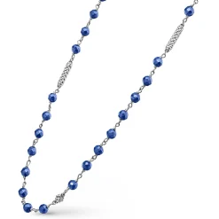 Best LAGOS Long Ultramarine Ceramic Beaded Necklace