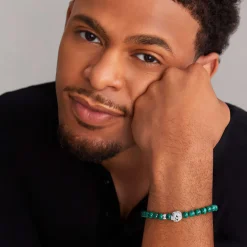 Best Sale LAGOS Malachite Skull Bracelet