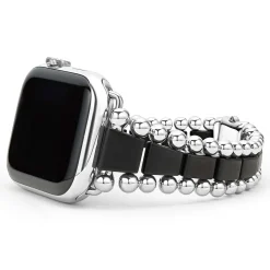 Best Sale LAGOS Matte Black Ceramic And Caviar Beaded Skull Bracelet Gift Set