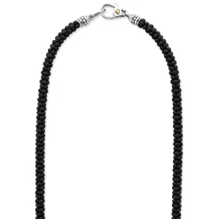 Flash Sale LAGOS Matte Black Ceramic Beaded Necklace