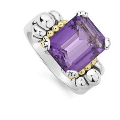 Best LAGOS Medium Emerald-Cut Amethyst Ring
