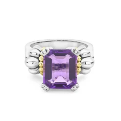Best LAGOS Medium Emerald-Cut Amethyst Ring