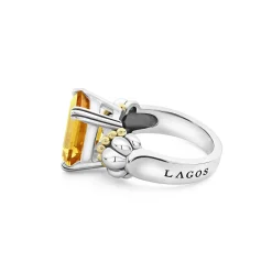 Sale LAGOS Medium Emerald-Cut Citrine Ring