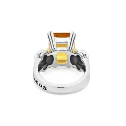 Sale LAGOS Medium Emerald-Cut Citrine Ring
