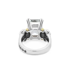 Best Sale LAGOS Medium Emerald-Cut White Topaz Ring