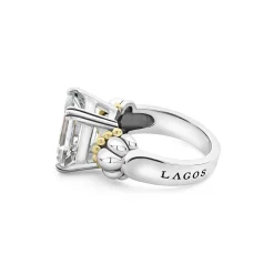 Flash Sale LAGOS Medium Emerald-Cut White Topaz Ring