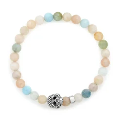 Shop LAGOS Morganite Skull Bracelet