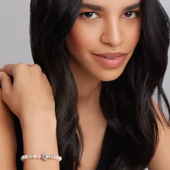 Shop LAGOS Morganite Skull Bracelet