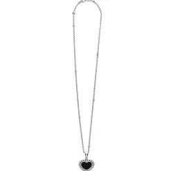 Store LAGOS Onyx Heart Necklace