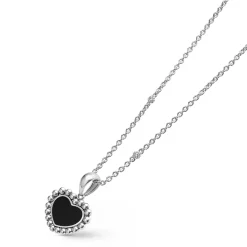 Store LAGOS Onyx Heart Necklace