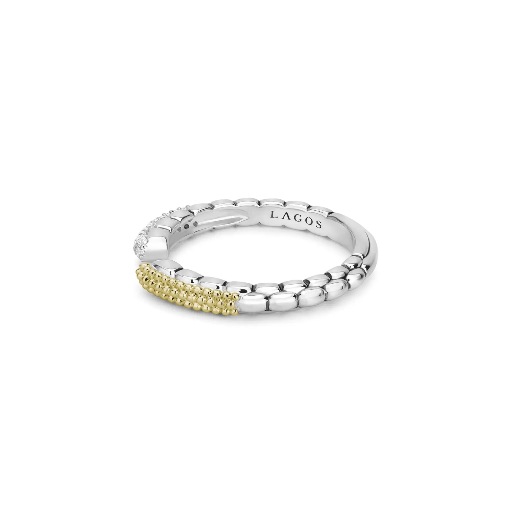 Best Sale LAGOS Open Diamond Stacking Ring