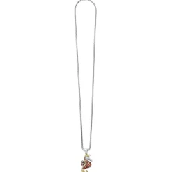 Clearance LAGOS Orange Sapphire And Diamond Seahorse Pendant Necklace