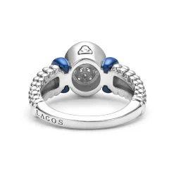 Best LAGOS Oval Ceramic Caviar Diamond Ring