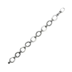 Fashion LAGOS Oval Fluted Link Bracelet