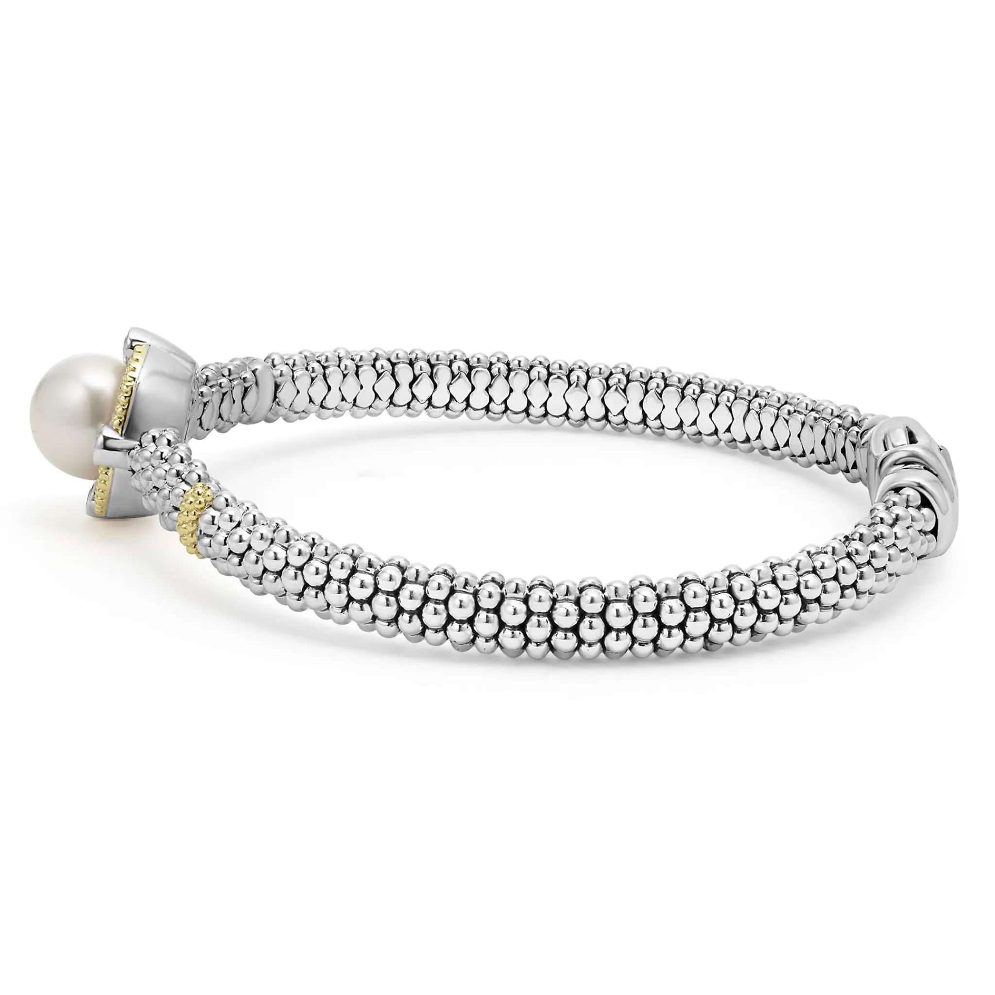 Fashion LAGOS Pearl Diamond Caviar Bracelet | 6Mm