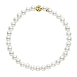Cheap LAGOS Pearl Gold Station Bead Bracelet