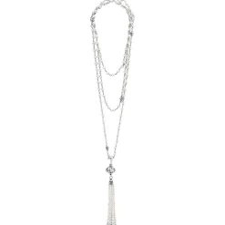 Clearance LAGOS Pearl Tassel Pendant Necklace