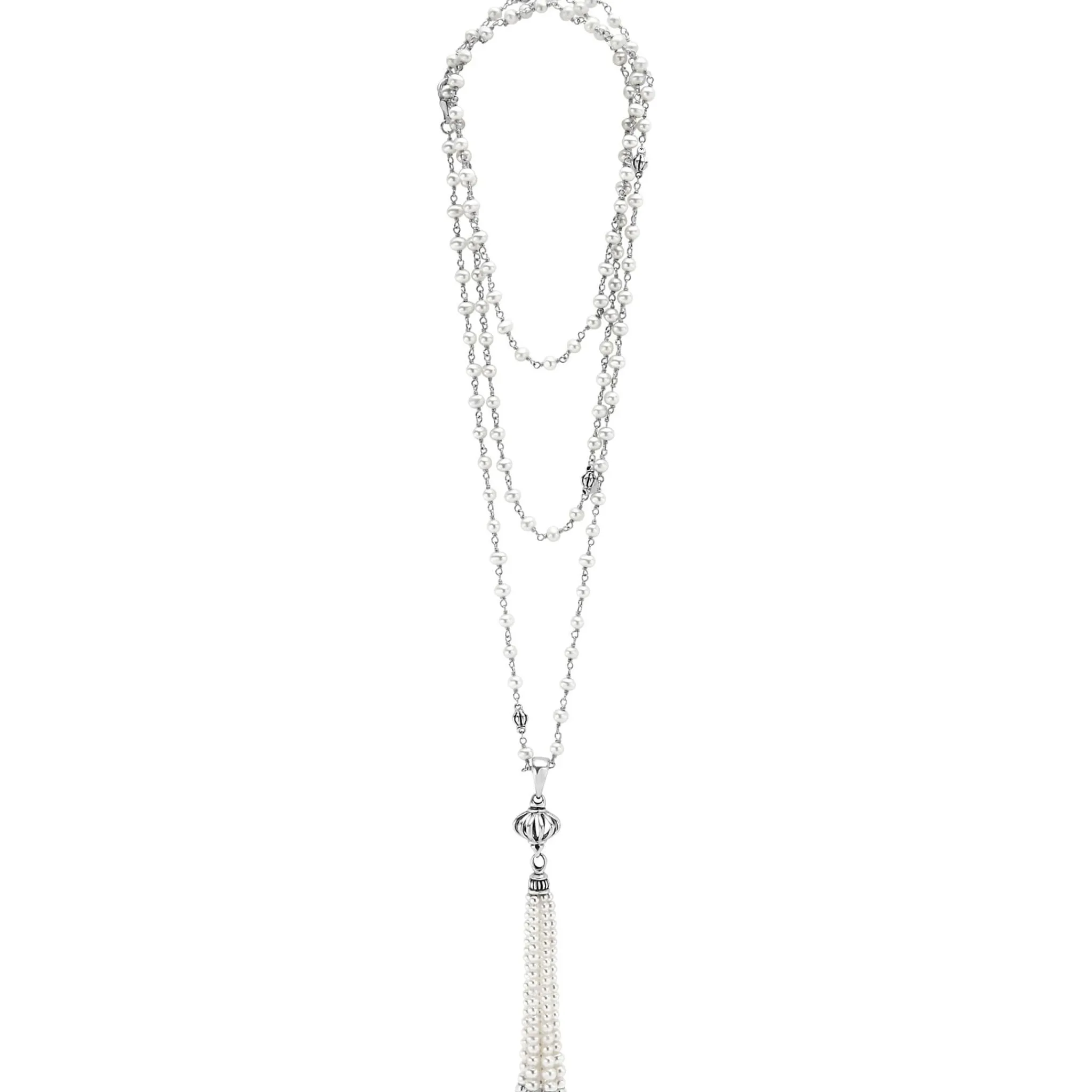 Clearance LAGOS Pearl Tassel Pendant Necklace
