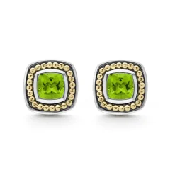 Hot LAGOS Peridot Stud Earrings