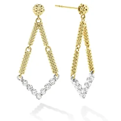 Outlet LAGOS Petite Superfine Diamond Drop Earrings