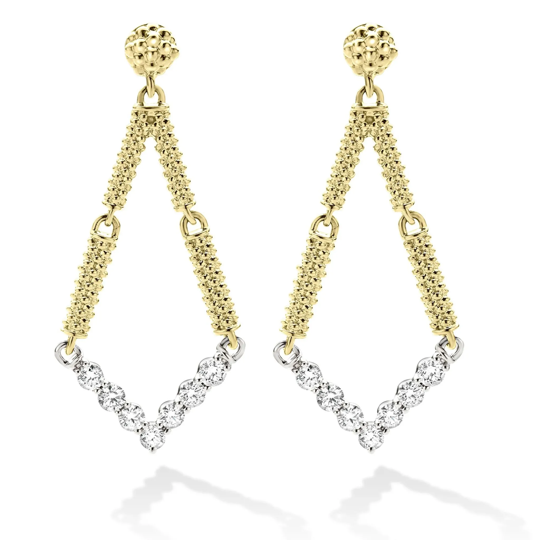Outlet LAGOS Petite Superfine Diamond Drop Earrings