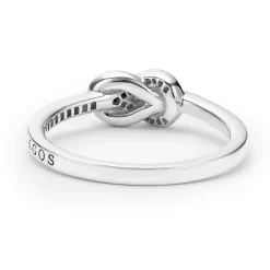 Discount LAGOS Petite Two-Tone Knot Diamond Ring