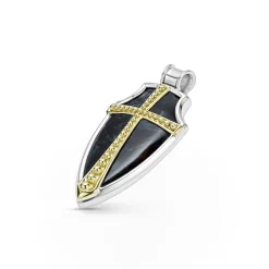 New LAGOS Pietersite Shield Amulet