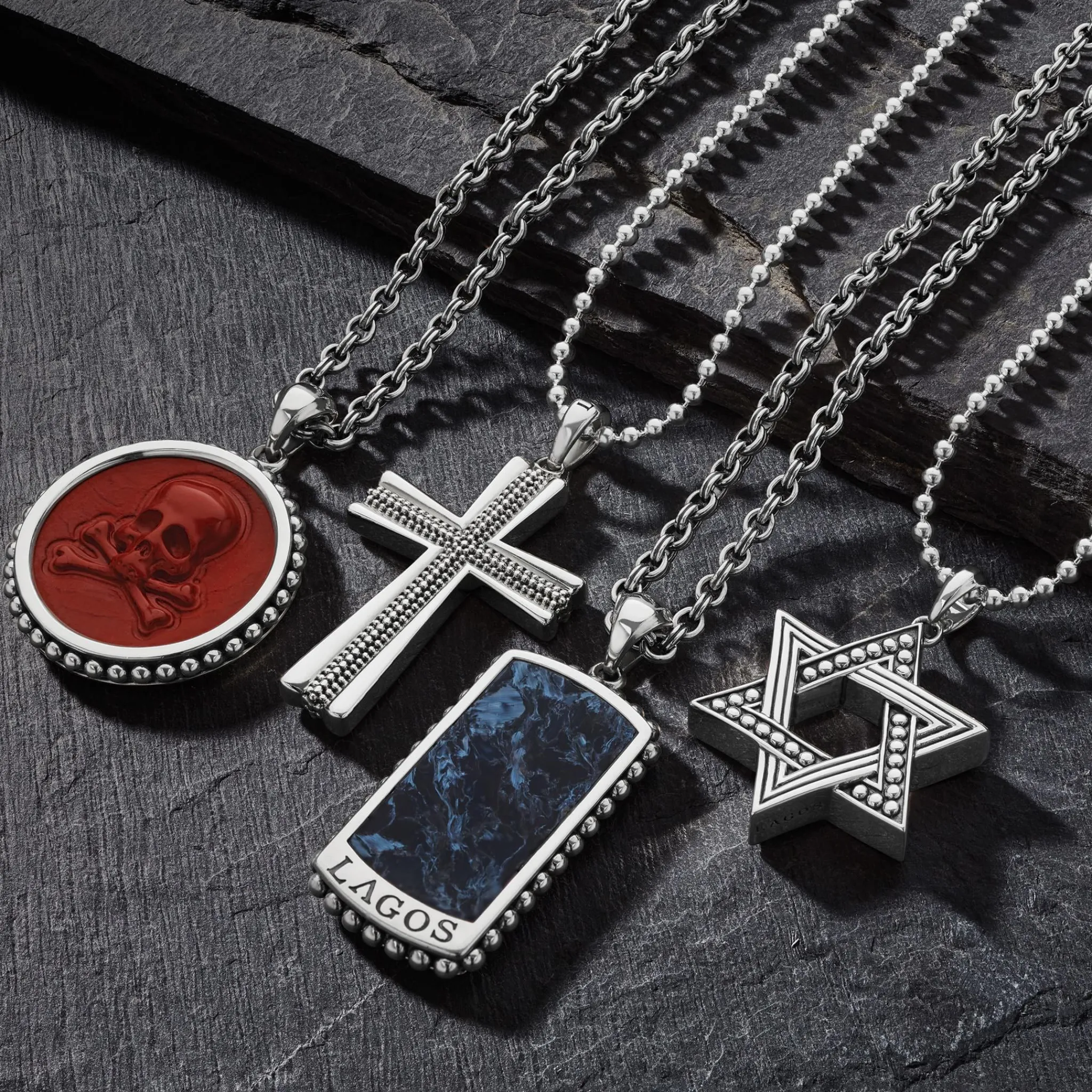 Shop LAGOS Pietersite Tag Amulet