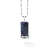 Hot LAGOS Pietersite Tag Amulet Necklace