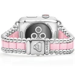 Best LAGOS Pink Ceramic And Stainless Steel Watch Bracelet-42-49Mm