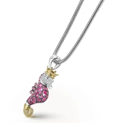 Store LAGOS Pink Sapphire And Diamond Seahorse Pendant Necklace