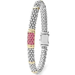 Sale LAGOS Pink Sapphire Caviar Bracelet | 6Mm