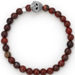 Cheap LAGOS Poppy Jasper Skull Bracelet