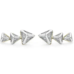 Online LAGOS Pyramid Crawler Diamond Studs