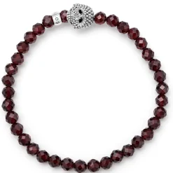 Online LAGOS Red Garnet Skull Bracelet
