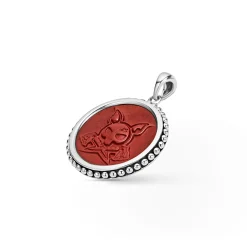 New LAGOS Red Jasper Krunch Amulet