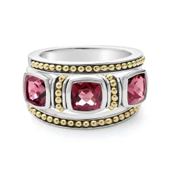 Hot LAGOS Rhodolite Garnet Stacking Rings