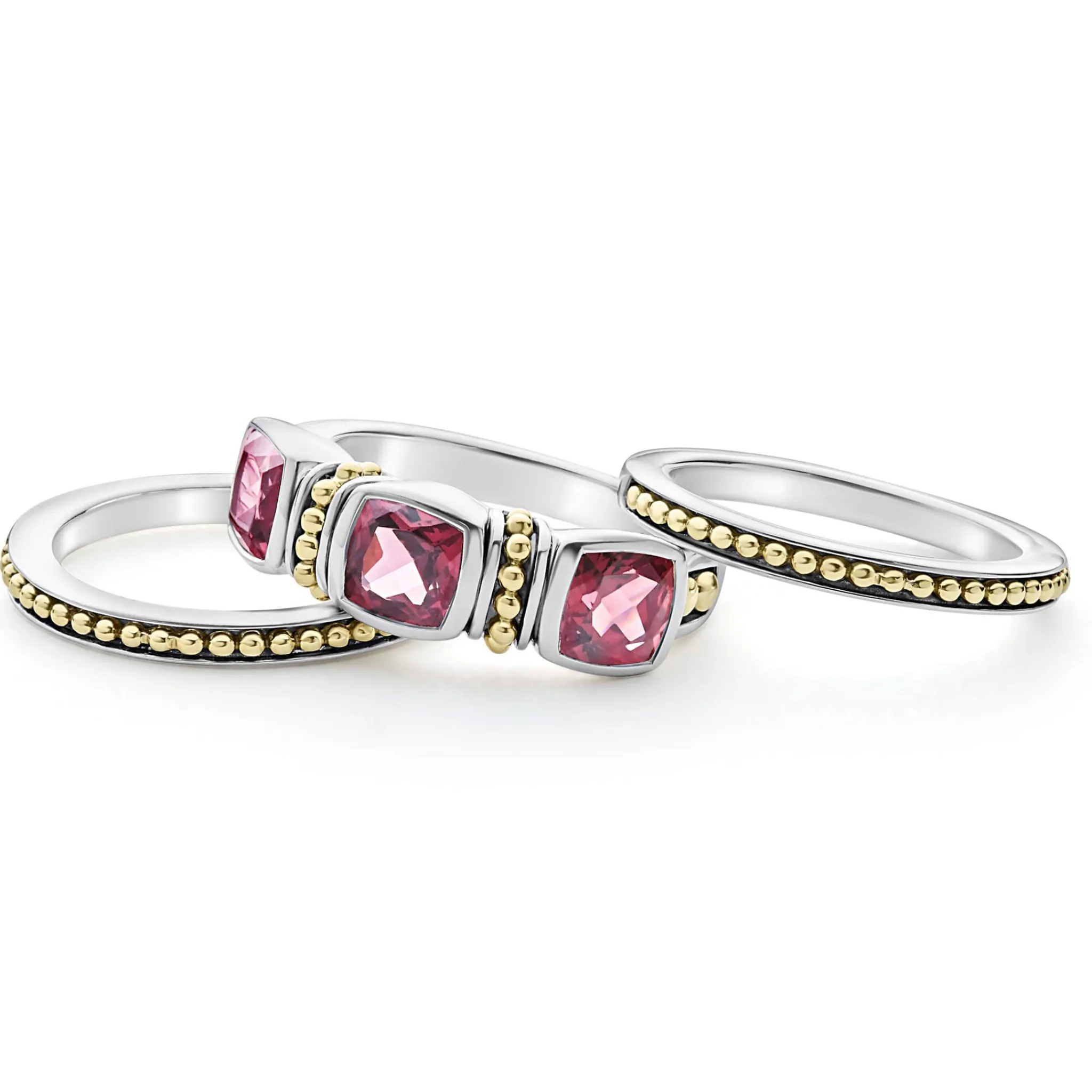 Hot LAGOS Rhodolite Garnet Stacking Rings